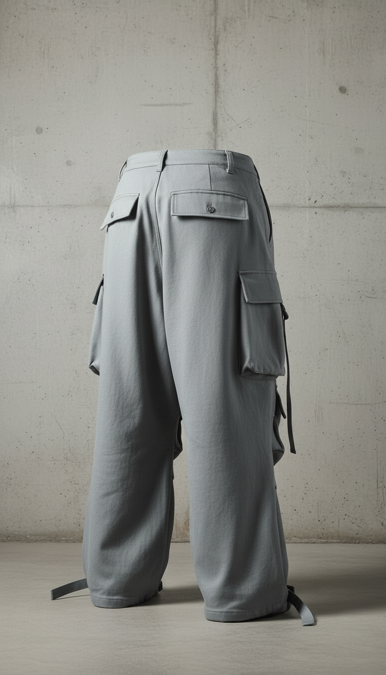 Alternate angle view of Oversized Cargo Pants