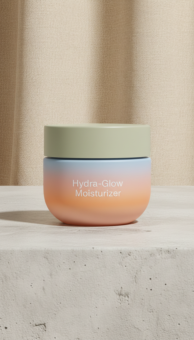 Hydra-Glow Moisturizer With Hyaluronic Acid in a new setting