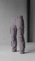 Shadow Lavender Structured Cargo Pants