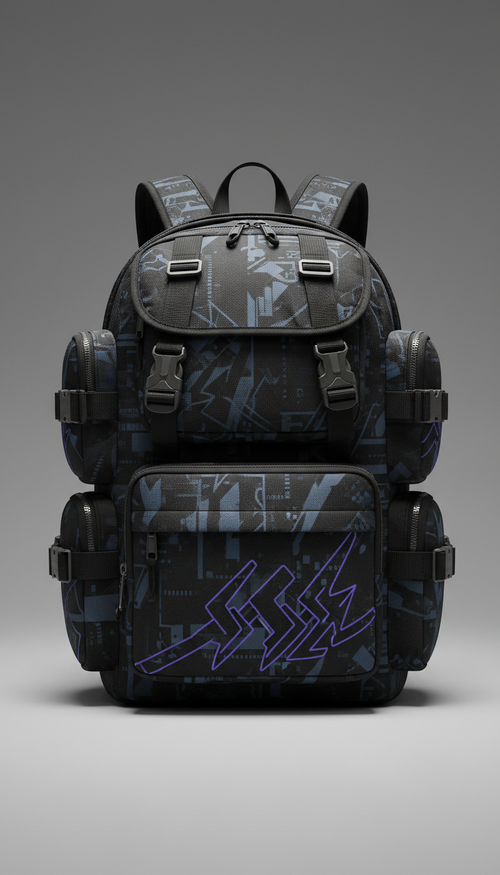 Anime-Themed Streetwear Backpack
